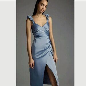 Anthropologie Formal Blue Dress - Large NWT